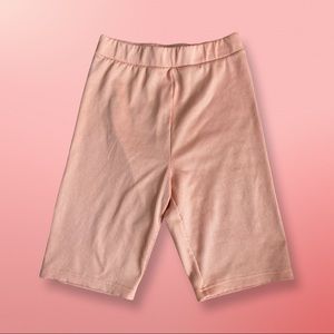 High waisted biker shorts